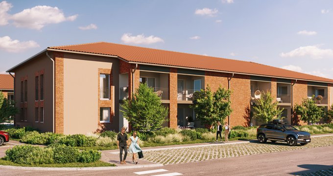 Achat / Vente programme immobilier neuf Castelginest à 20 min de Toulouse (31780) - Réf. 9388