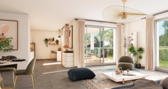 Achat / Vente programme immobilier neuf Labarthe-sur-Lèze à 20 min du centre de Toulouse (31860) - Réf. 9401