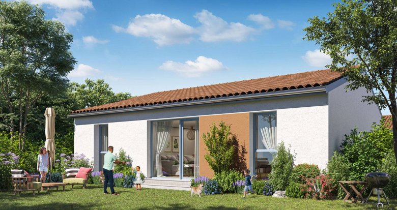 Achat / Vente programme immobilier neuf Baziège proche gare TER et Toulouse (31450) - Réf. 11068