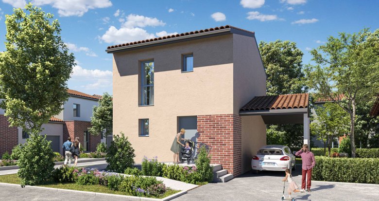 Achat / Vente programme immobilier neuf Baziège proche gare TER et Toulouse (31450) - Réf. 11068