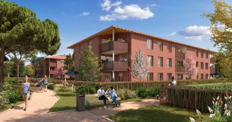 Achat / Vente programme immobilier neuf Labarthe-sur-Lèze à 20 min du centre de Toulouse (31860) - Réf. 9401