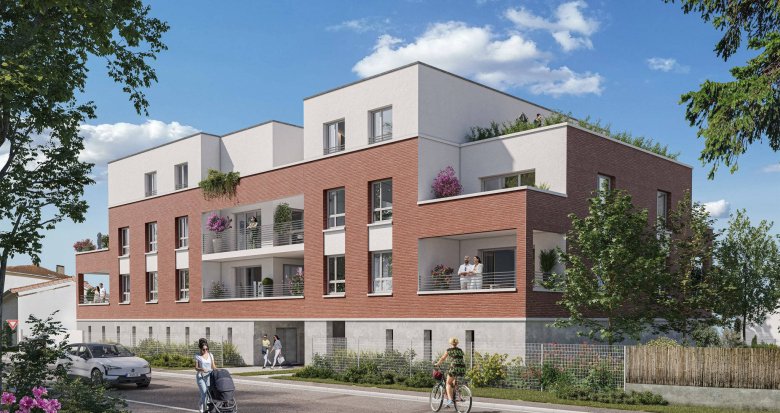 Achat / Vente programme immobilier neuf Toulouse à 10 min à pied du bus L2 direction le centre-ville (31000) - Réf. 8871