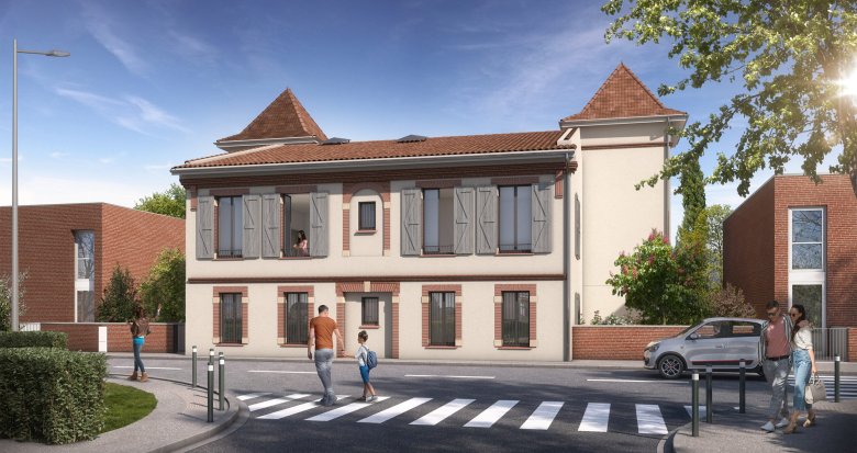 Achat / Vente programme immobilier neuf Toulouse Déficit Foncier à 5 min du tram Arènes Romaines (31000) - Réf. 9330